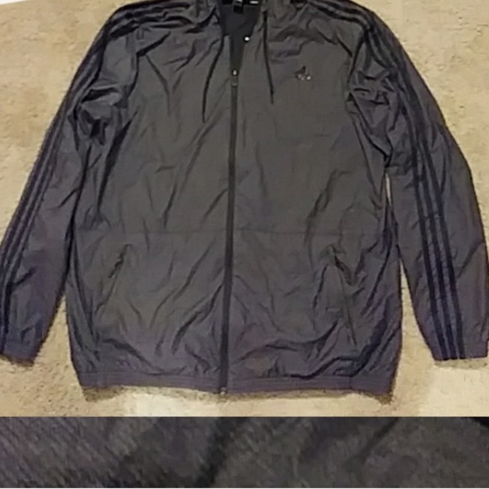 adidas windbreaker zip up